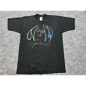 Vintage 1998 John Lennon Graphic T-Shirt Black